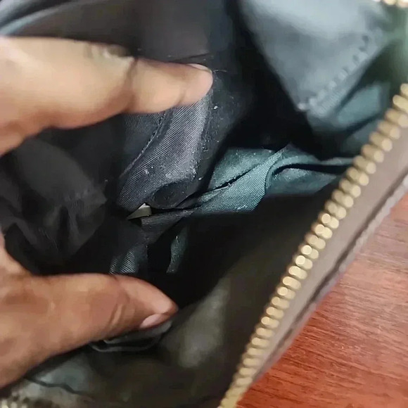 Coach North South Crossbody Bag Signature Brown Black – Authentic - Picture 2 of 9